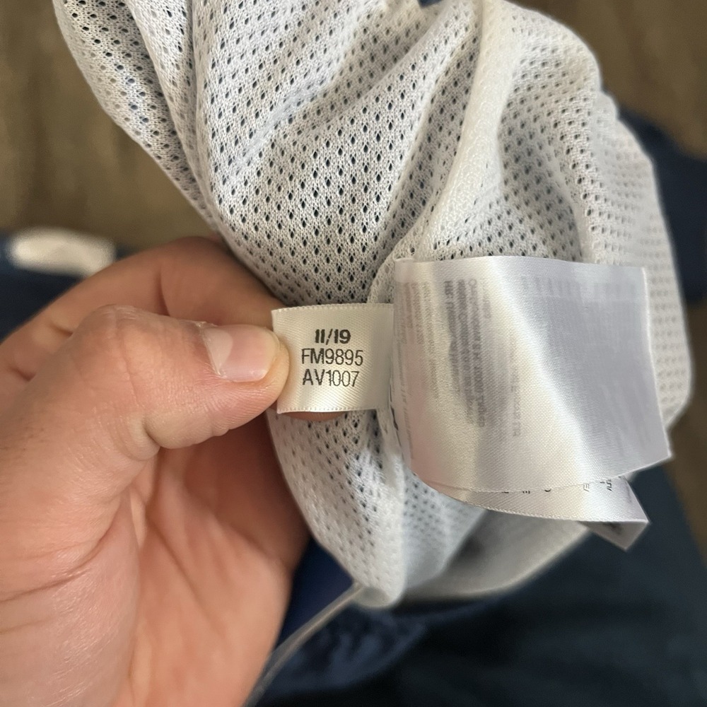 NWT Adidas Blue and White Track Pants - Picture 12 of 14